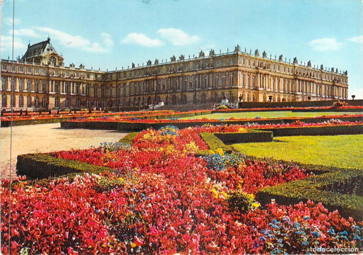 Postales: Postal del Palacio de Versalles, Fachada del Parque y Ala Norte