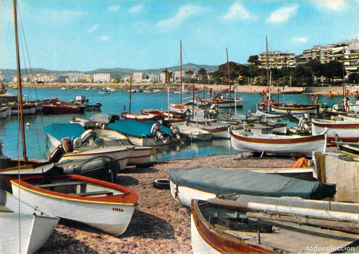 Postales: Postal de Cannes, Puerto de Palm-Beach en la Costa Azul