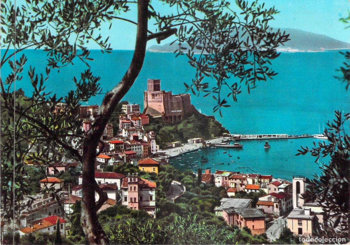 Postcards: Postal de Lerici, Golfo de La Spezia, Italia - Panorama del Castillo