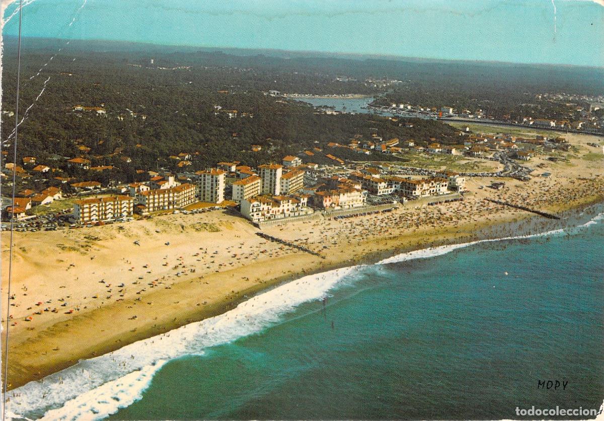 Postales: Postal de Hossegor, Landes: Vista A&eacute;rea de la Playa y Costa de Plata