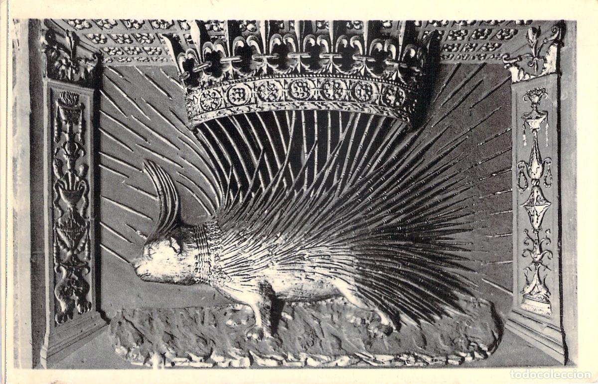 Cartes Postales: Postal del Castillo de Blois: Escultura del Puercoesp&iacute;n en el Museo