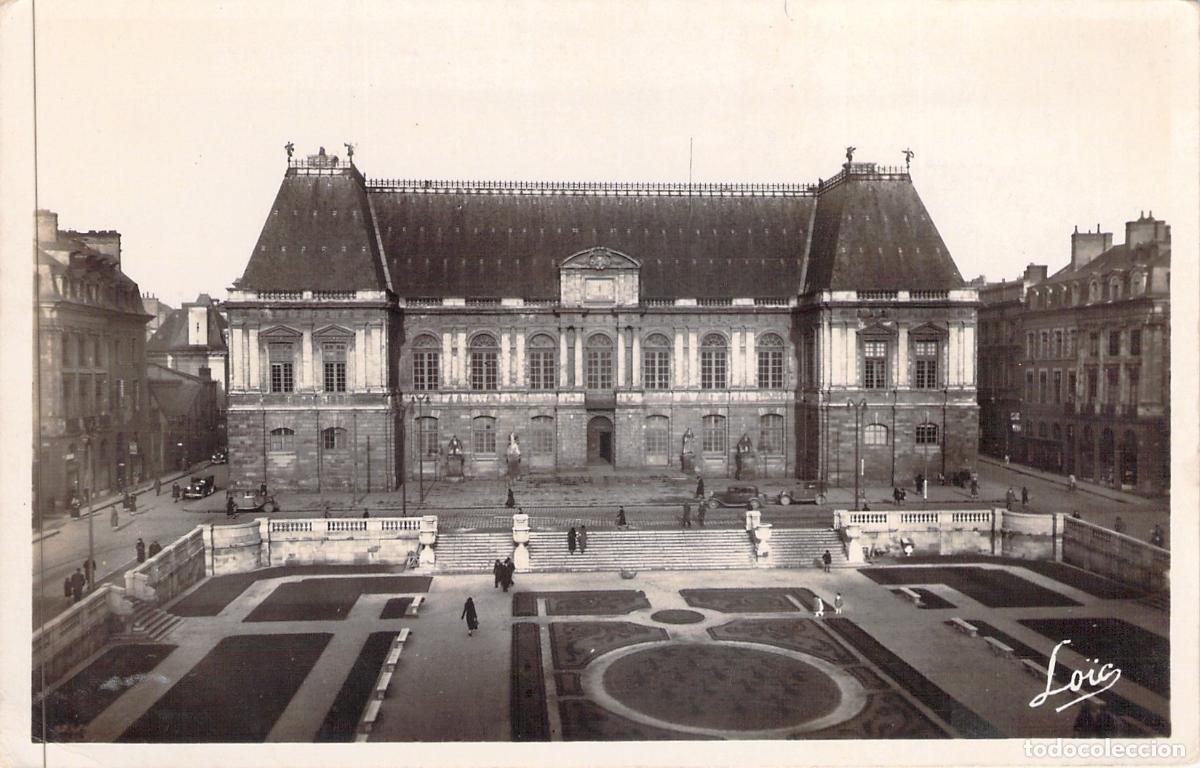 Cartes Postales: Postal del Palacio de Justicia en Rennes, Francia