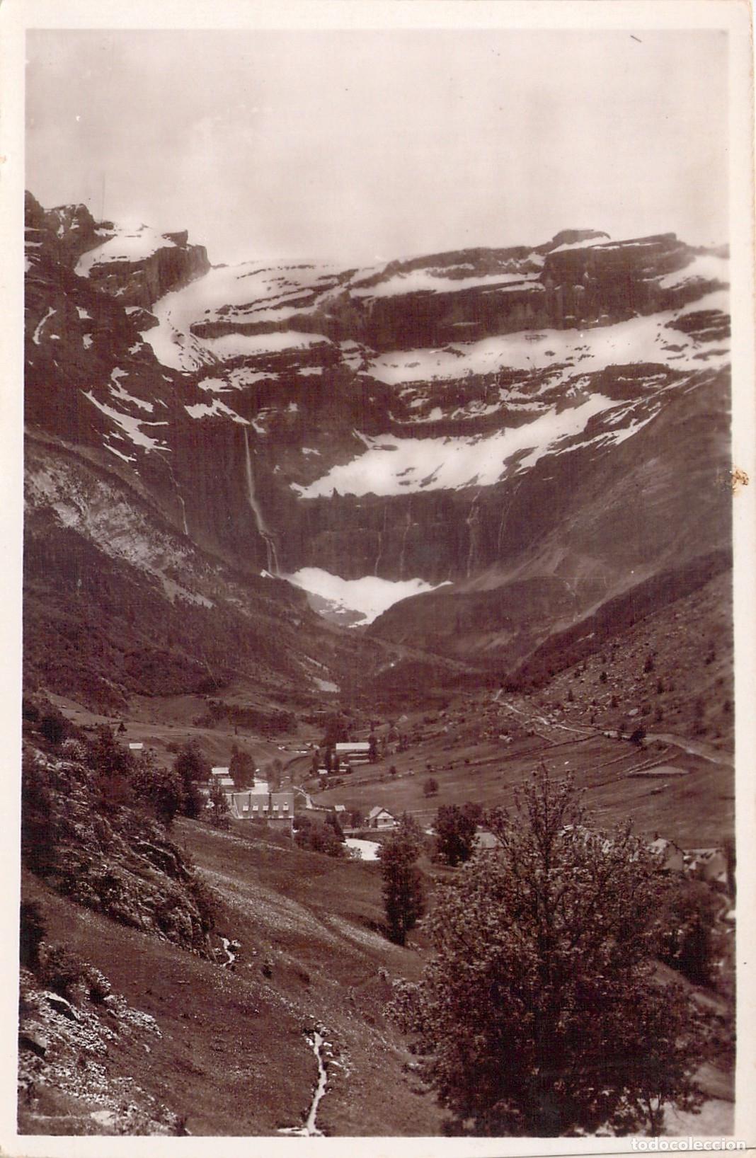 Cartes Postales: Postal de Gavarnie: El Circo y la Gran Cascada en los Pirineos