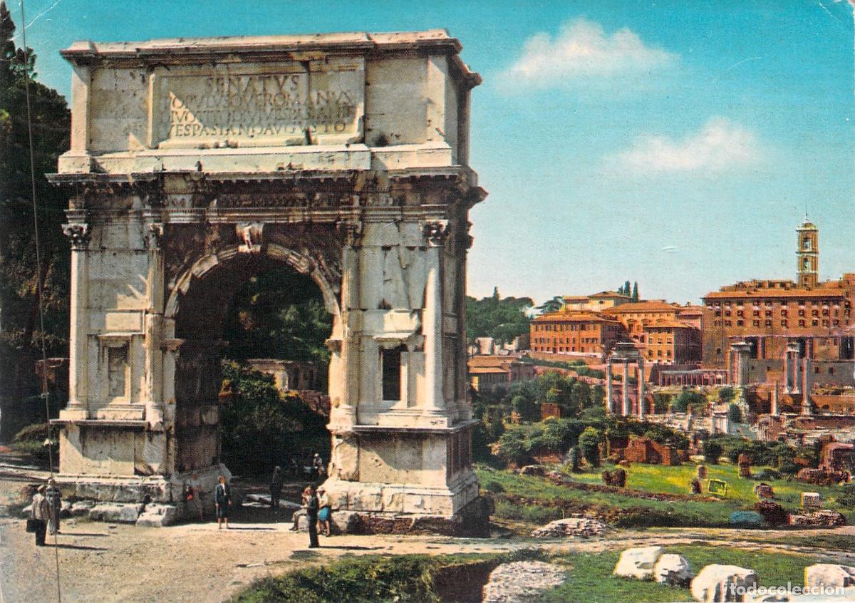 Cartes Postales: Postal del Arco de Tito en Roma, Italia