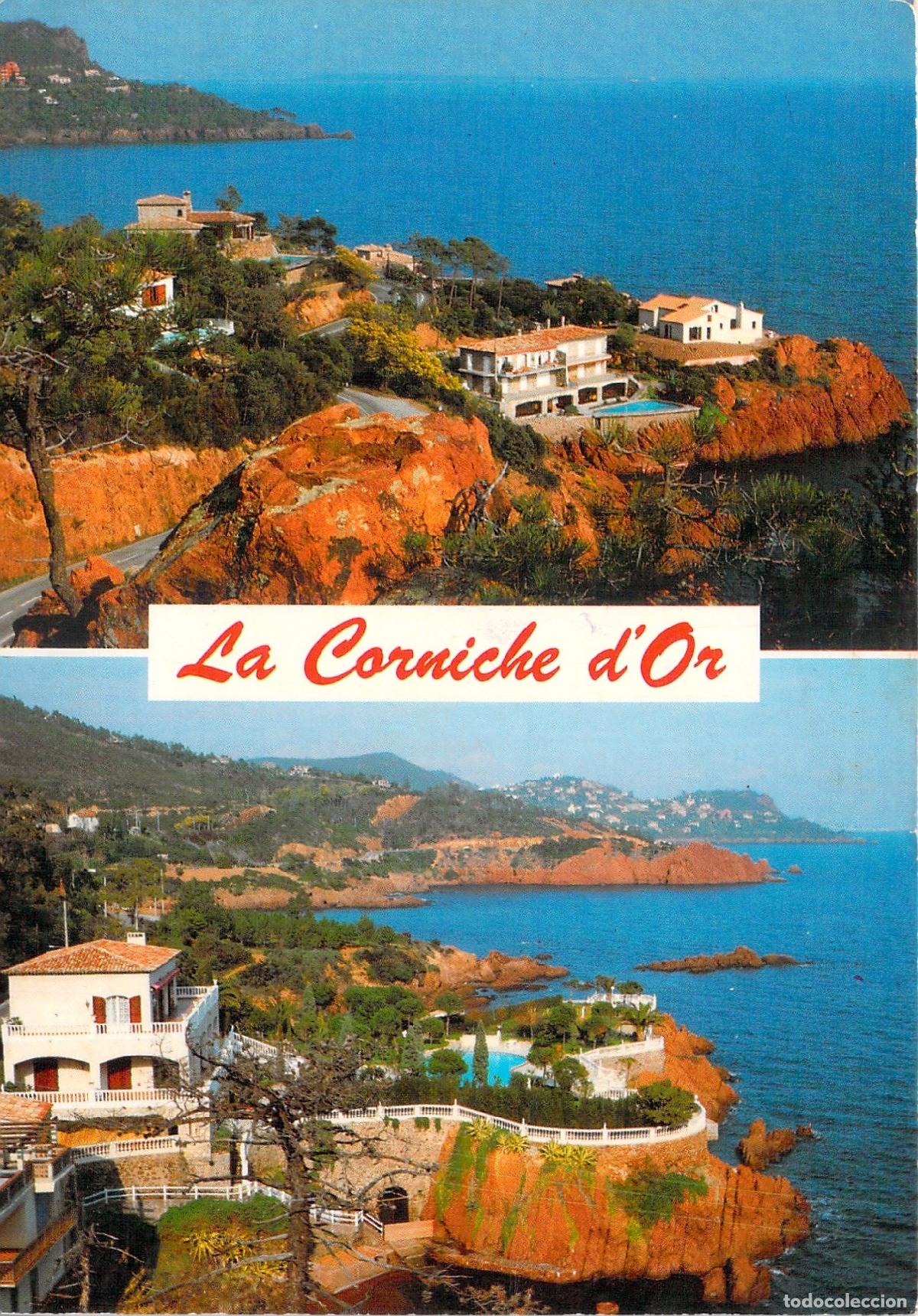 Cartes Postales: Postal de La Corniche d'Or en la Costa Azul, Francia