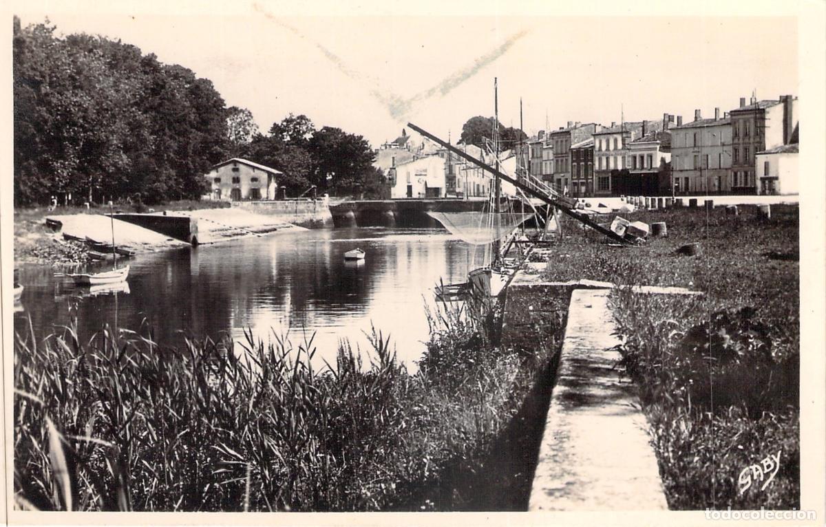 Postkarten: Postal de Saujon Francia Le Port de Rib&eacute;rou Charente-Maritime