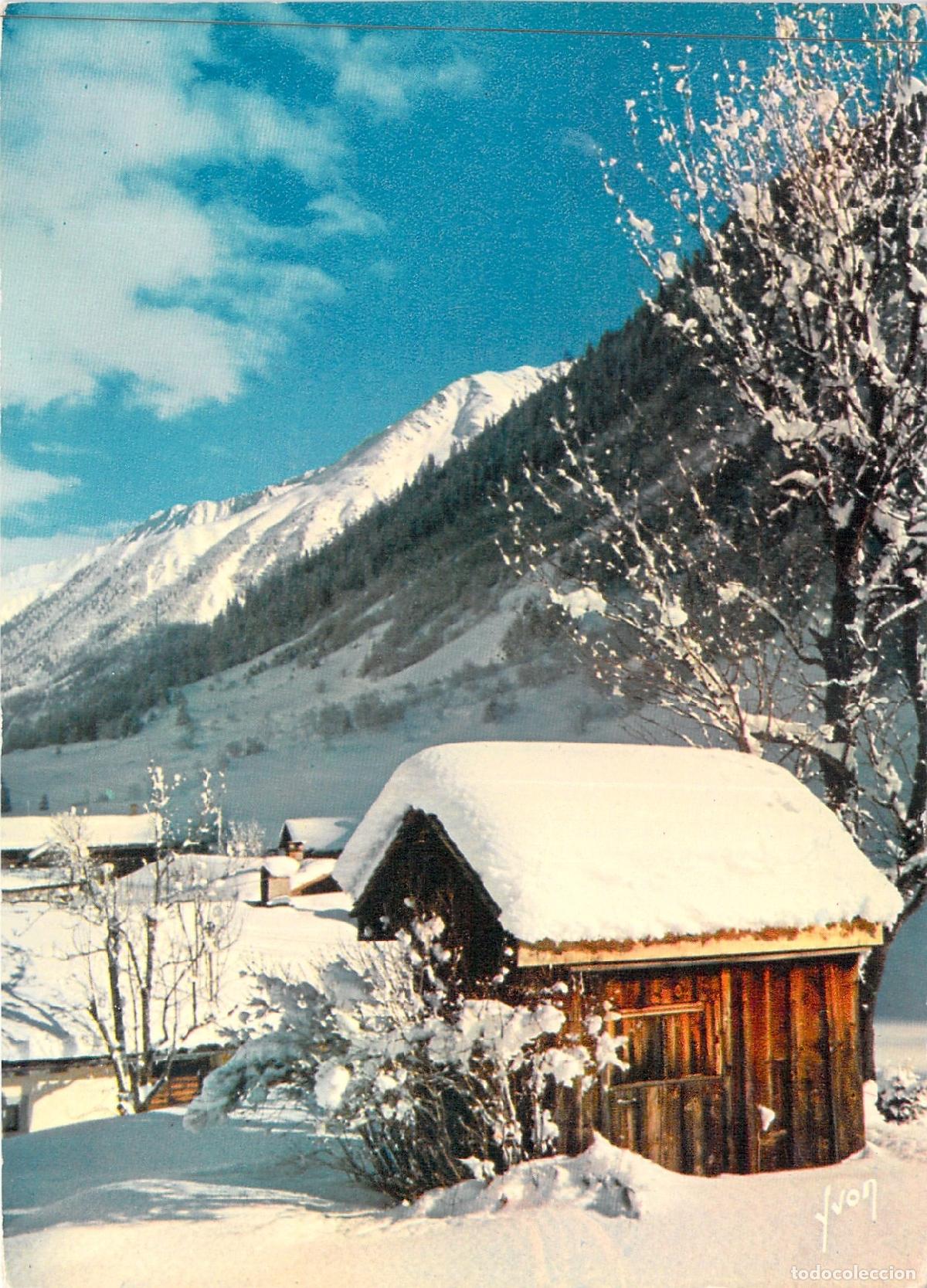 Postkarten: Postal de Paisaje Nevado en Les Houches Francia Alpes Franceses