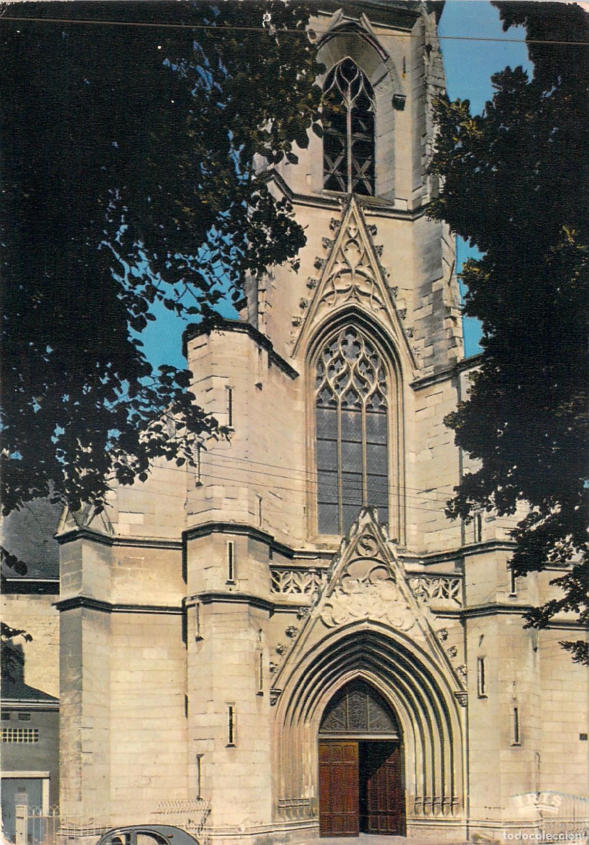 Postales: Postal de la Iglesia Saint-Jean en Chatellerault, Francia