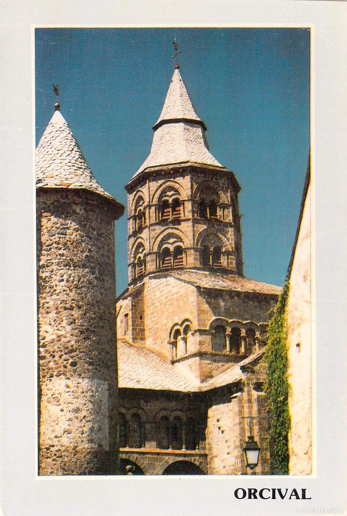 Postales: Postal de la Bas&iacute;lica de Notre-Dame en Orcival, Auvergne