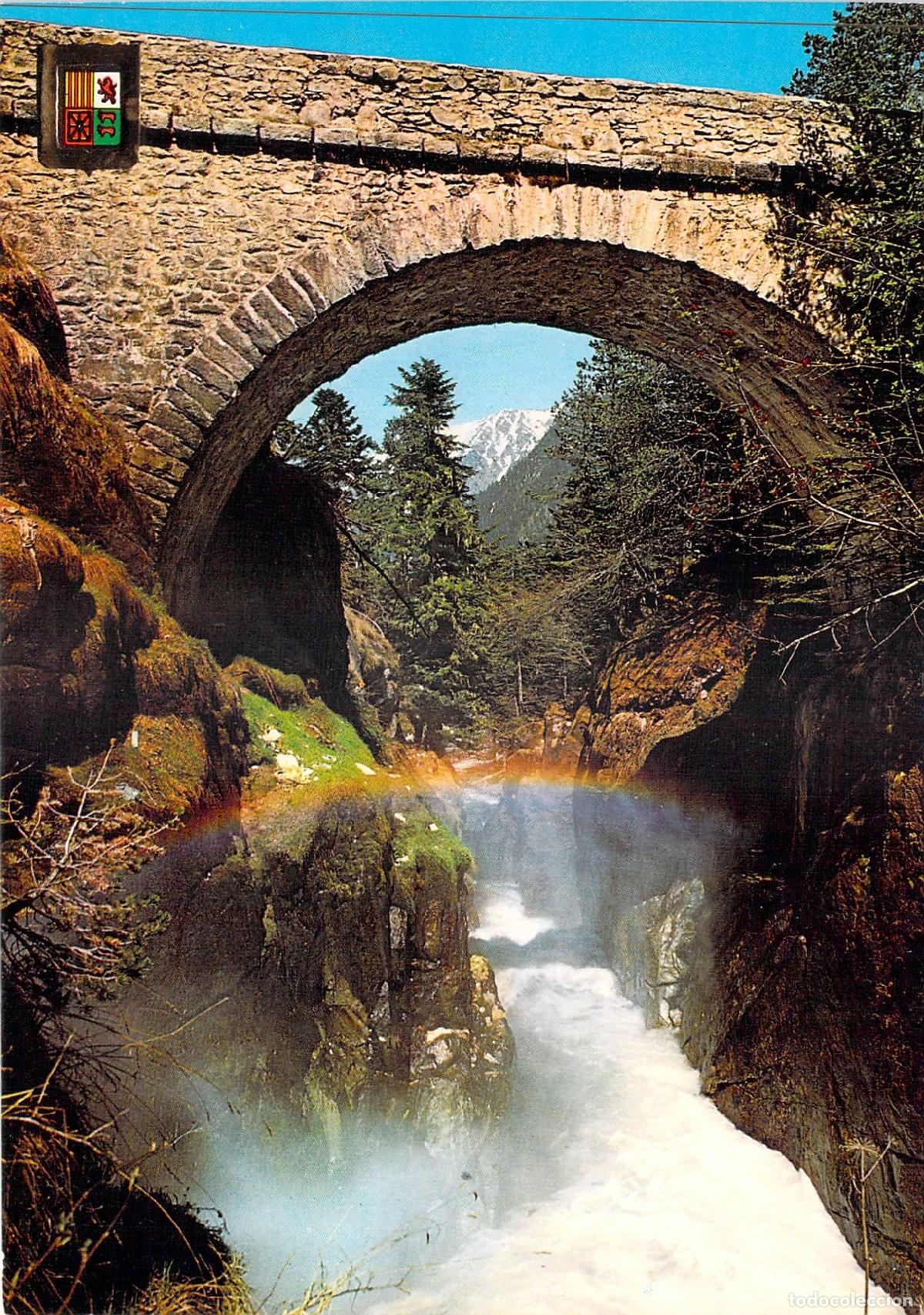 Postales: Postal de Le Pont d'Espagne en Cauterets, Altos Pirineos
