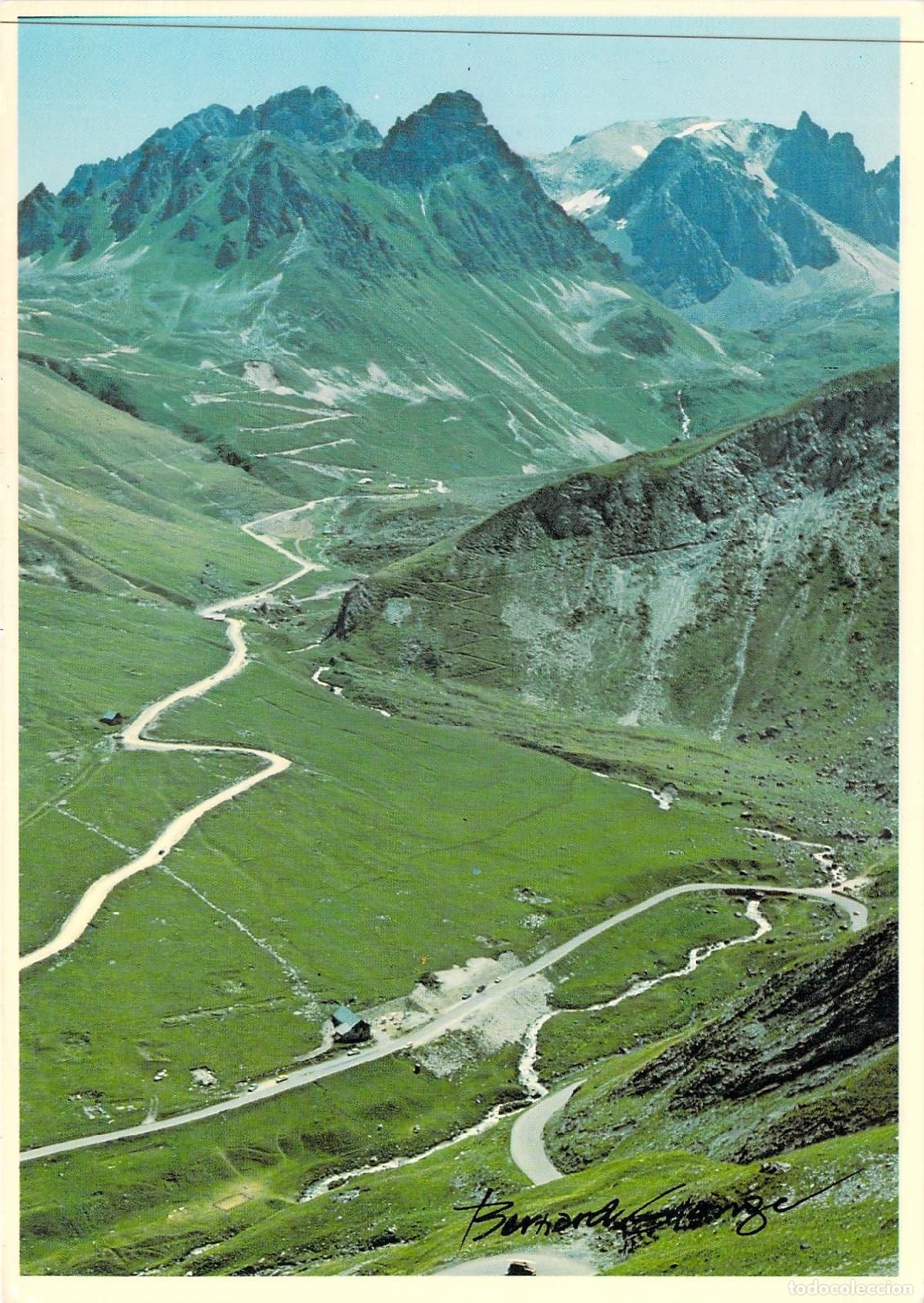 Postales: Postal de la Ruta del Col du Galibier y Pointe des Cerces, Alpes Franceses