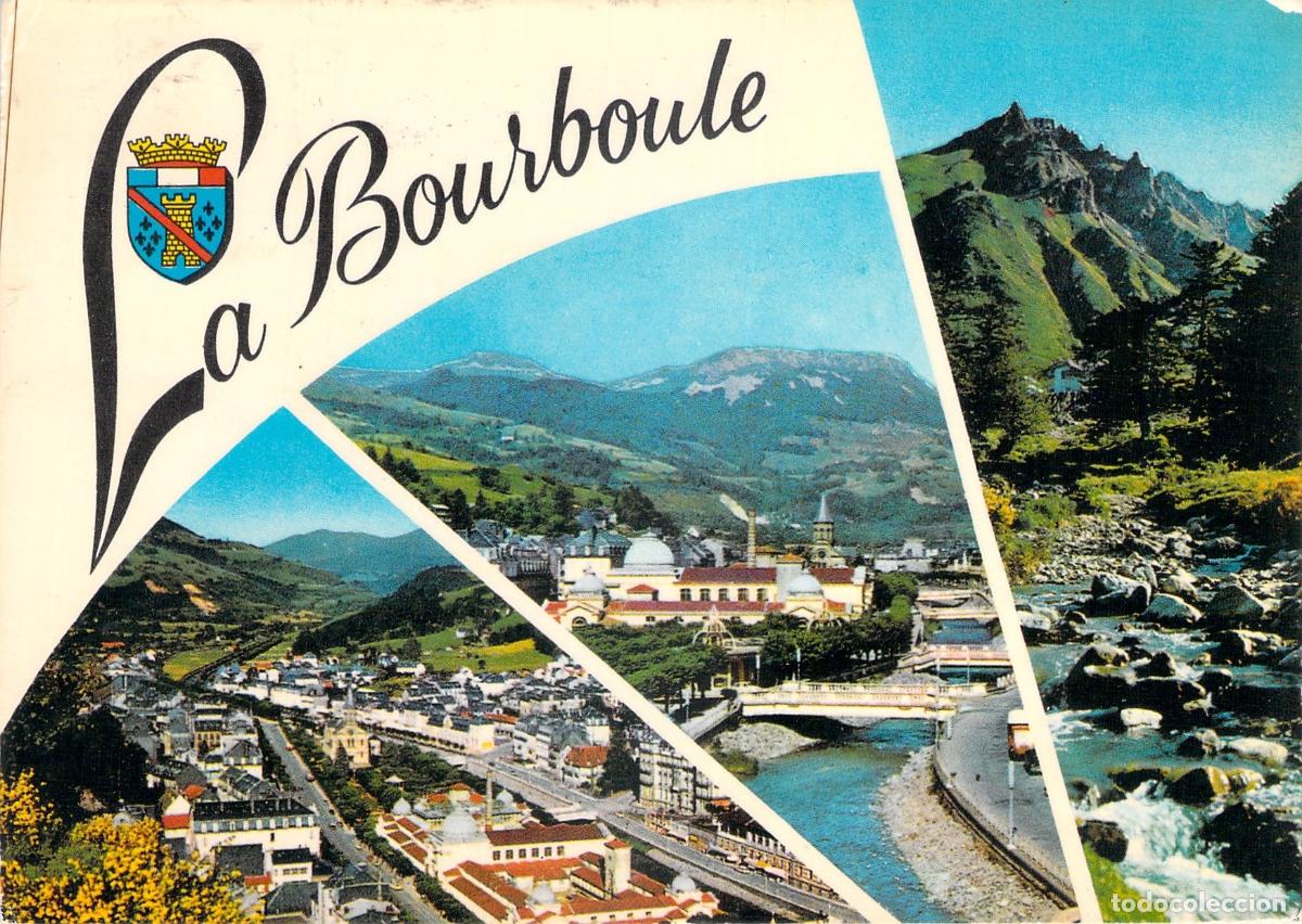 Postales: Postal de La Bourboule, Auvergne, con vistas de Puy de Sancy