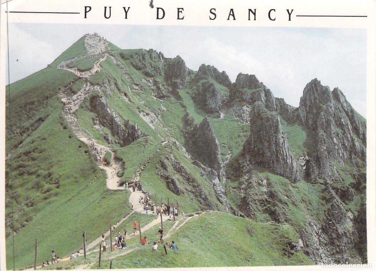Postcards: Postal de Puy de Sancy, Auvergne, Francia - Sendero del Sommet