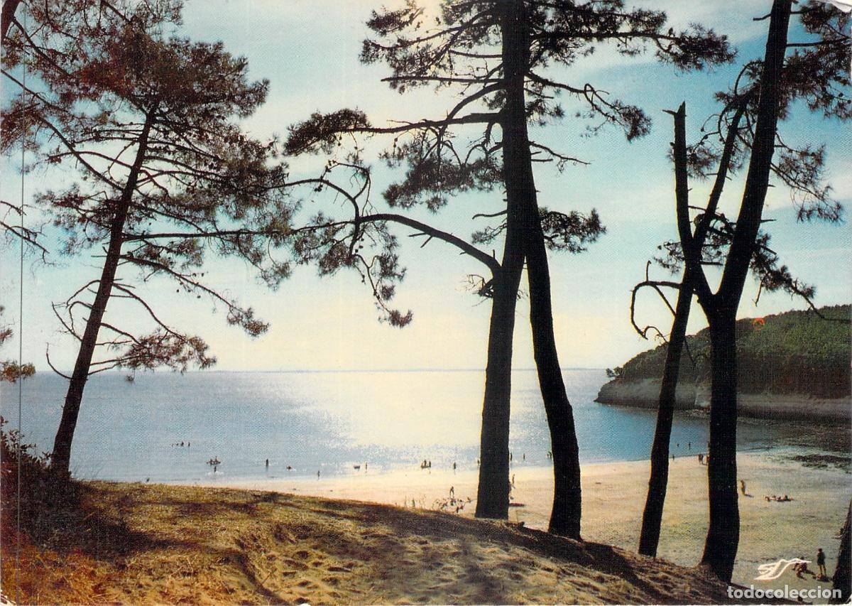 Cartoline: Postal de la Playa de l'Arn&egrave;che en Meschers, Francia
