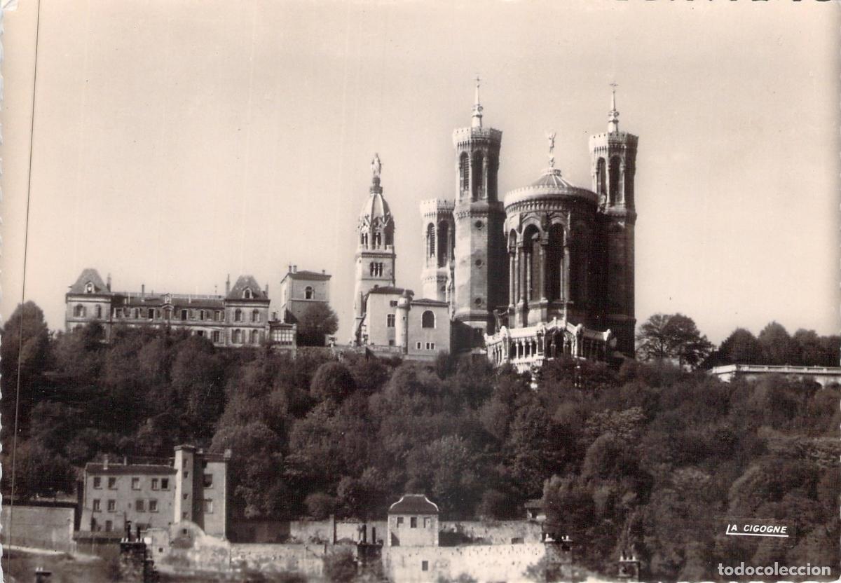 Postcards: Postal Bas&iacute;lica de Notre-Dame de Fourvi&egrave;re, Lyon Francia