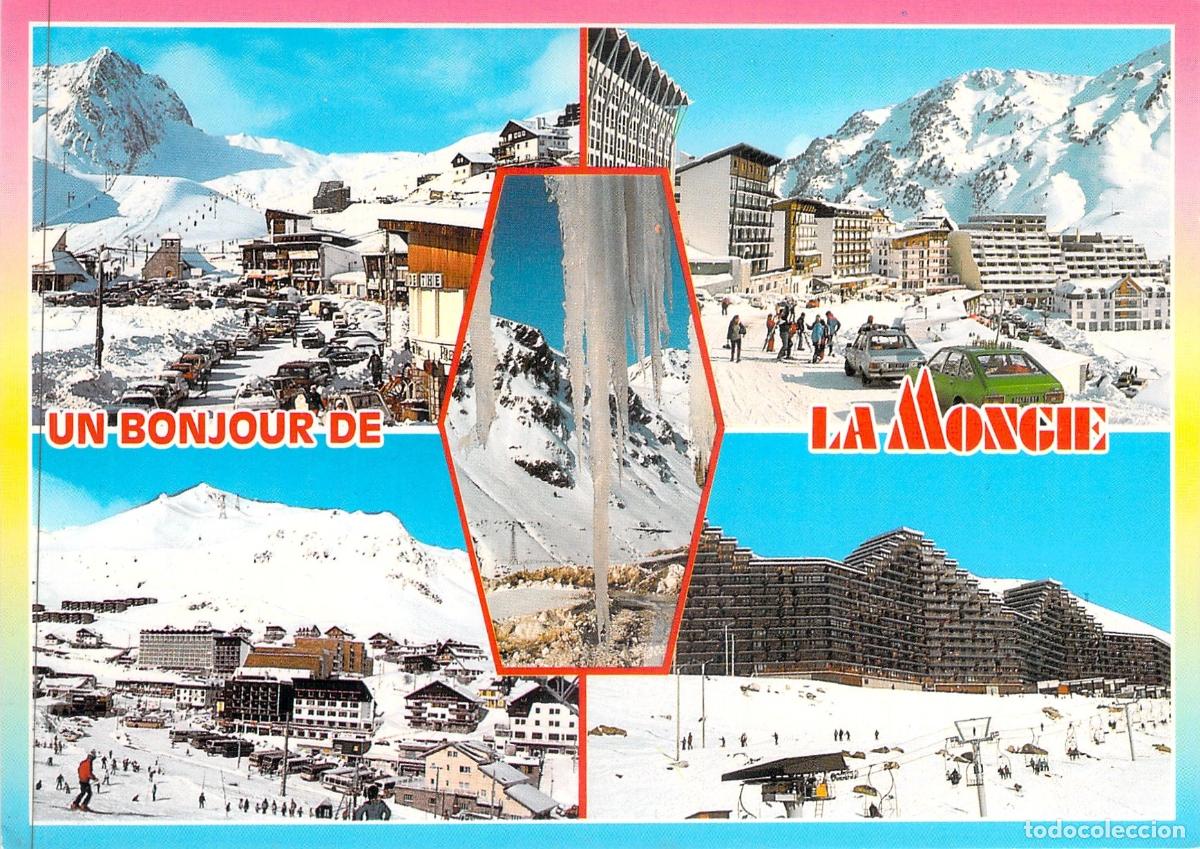 Postales: Postal de La Mongie, Pirineos Franceses, Vistas de Invierno