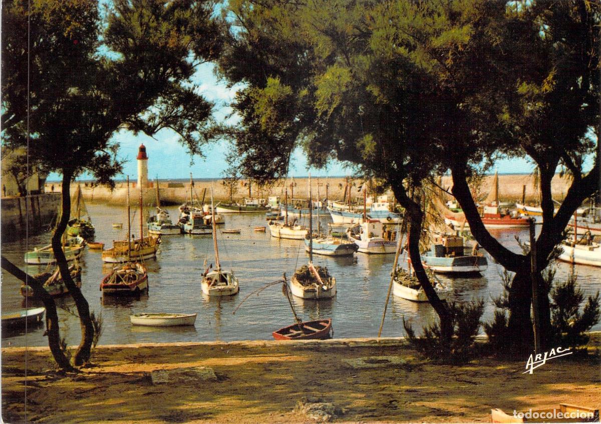 Postales: Postal Port de P&ecirc;che, La Cotini&egrave;re, Isla de Ol&eacute;ron, Francia