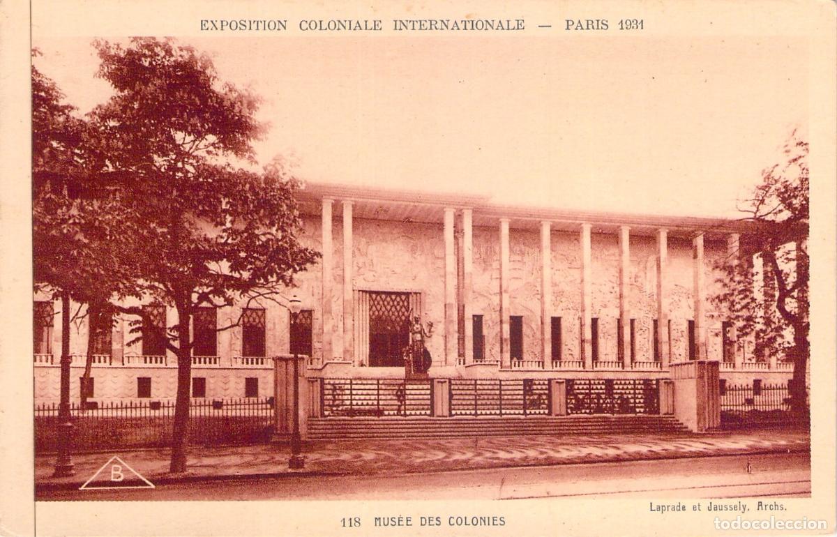 Postkarten: Postal Museo de las Colonias Exposici&oacute;n Colonial Internacional Par&iacute;s