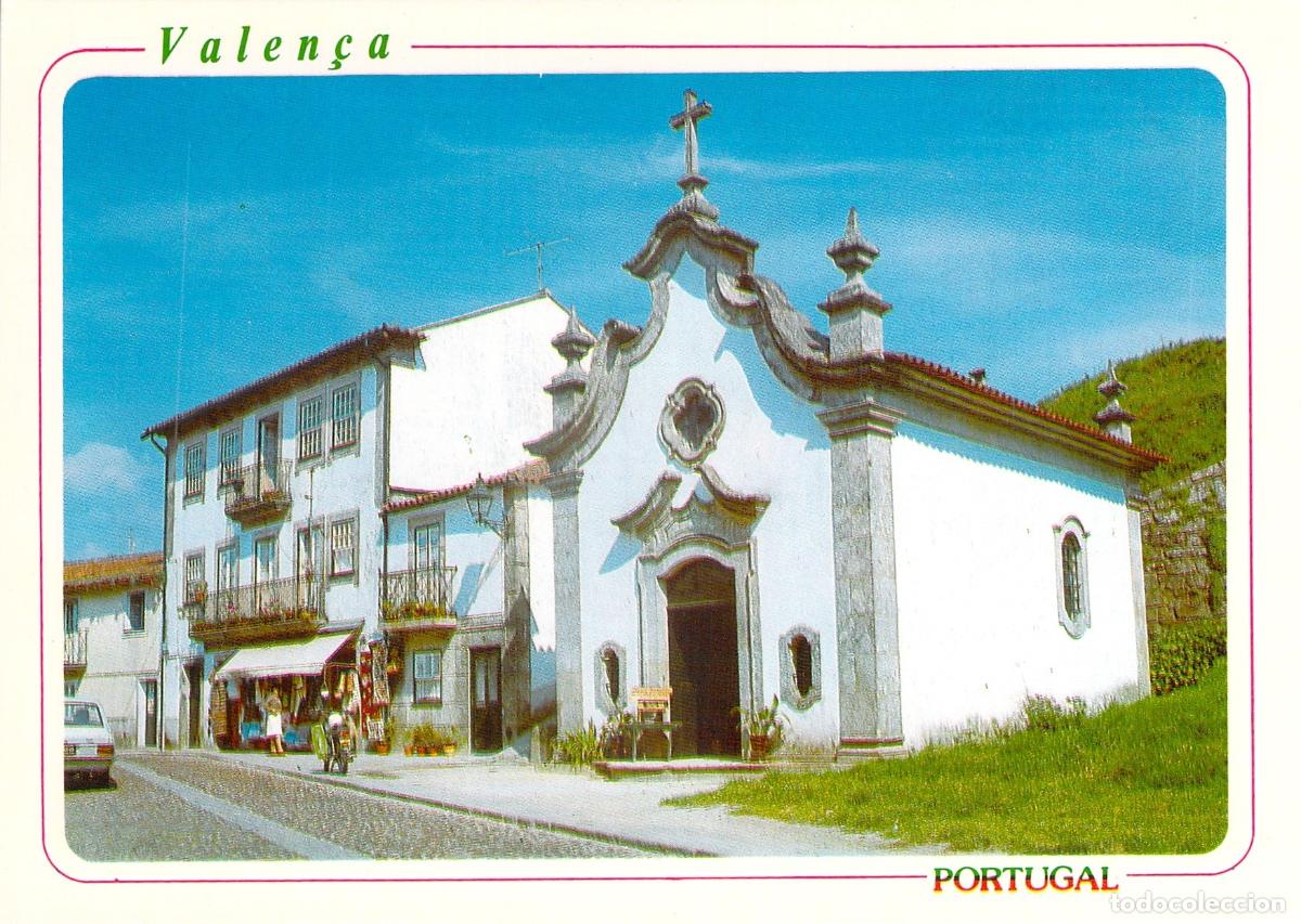 Postcards: Postal de Valen&ccedil;a do Minho Portugal Interior de las Murallas