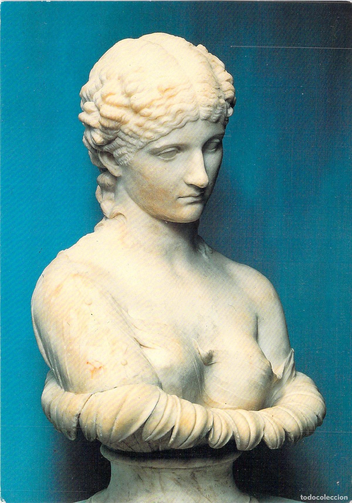 Postcards: Postal Busto Romano de M&aacute;rmol de Antonia, British Museum