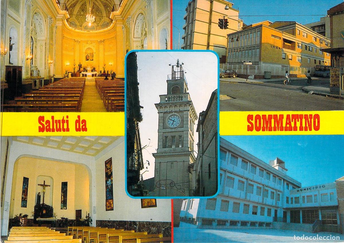 Postales: Postal de Sommatino Sicilia Italia con Vistas de la Ciudad