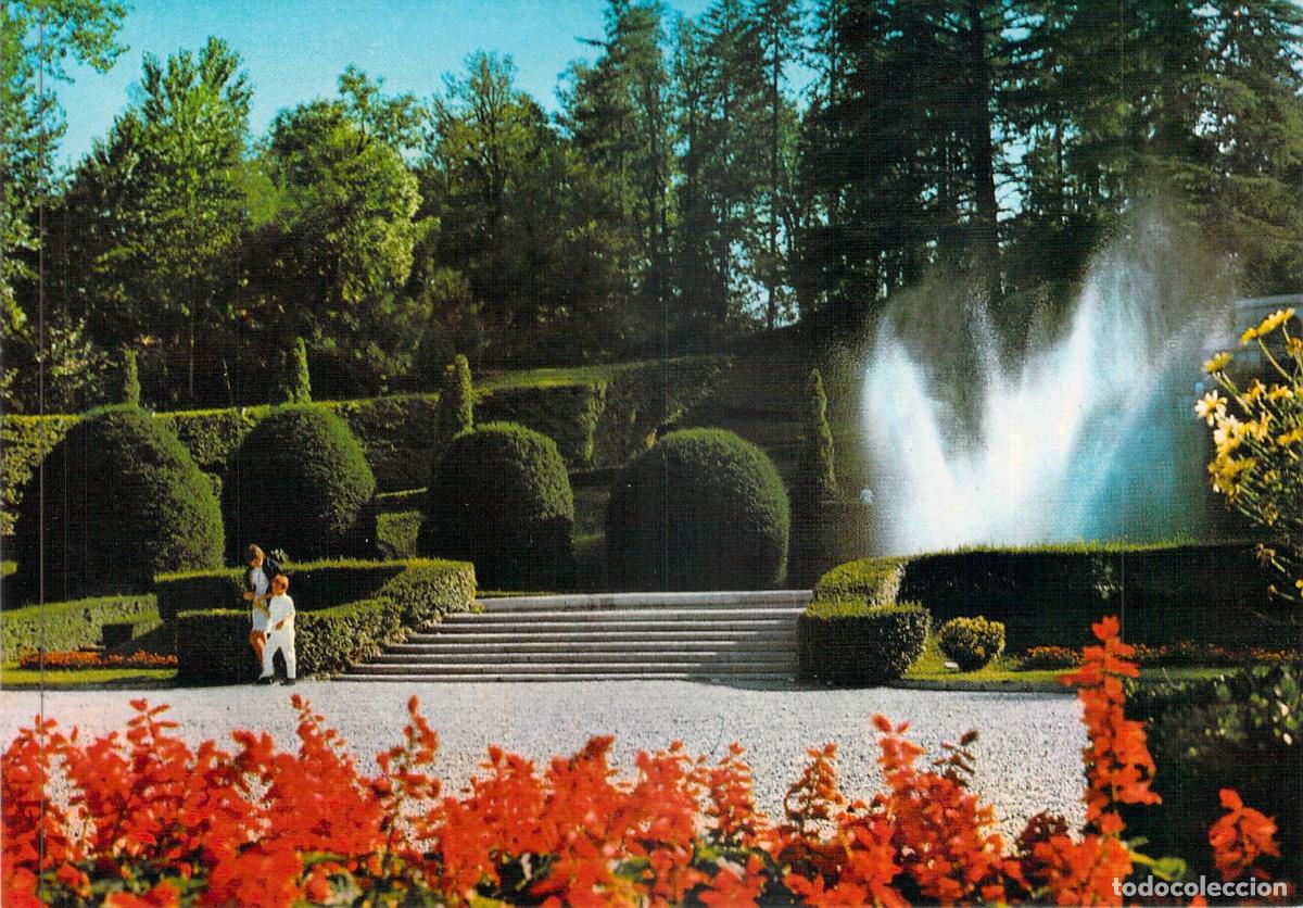 Postales: Postal de los Giardini Estensi en Varese, Italia con Fuentes y Jardines