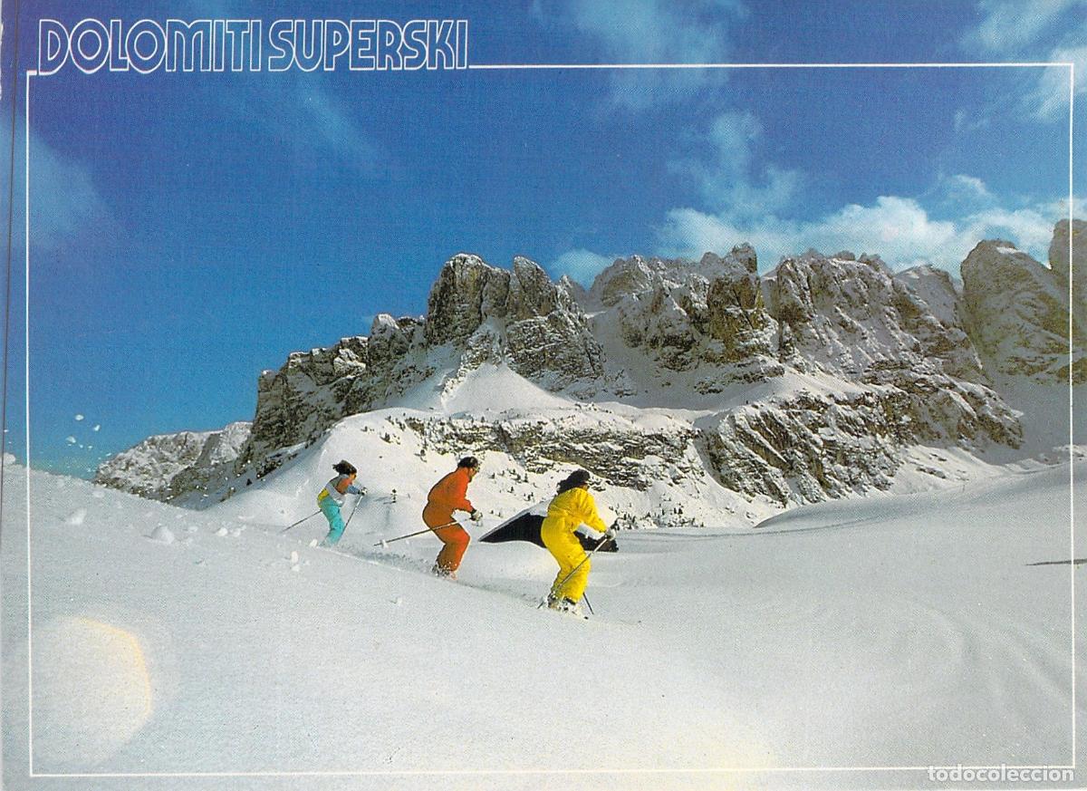Postales: Postal Dolomiti Superski Esqu&iacute; en los Alpes Italianos