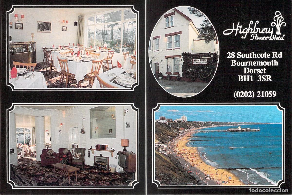 Cartes Postales: Postal Highbury Private Hotel, Bournemouth, Dorset