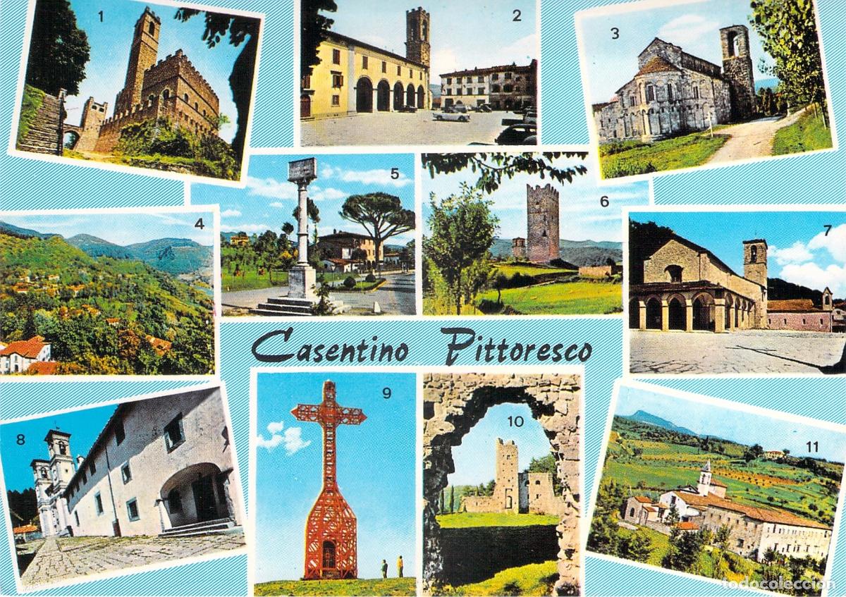 Postales: Postal de Casentino Pittoresco Arezzo Italia Multivista