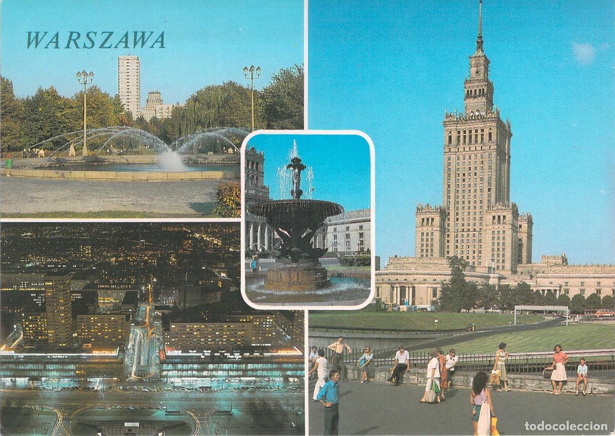 Postcards: Postal de Varsovia Polonia Palacio de la Cultura y Ciencia