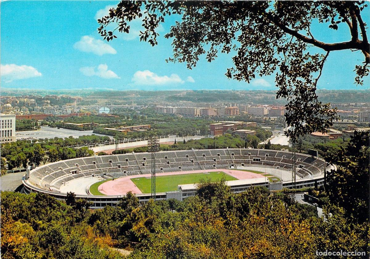 Postkarten: Postal del Estadio Ol&iacute;mpico de Roma, Italia