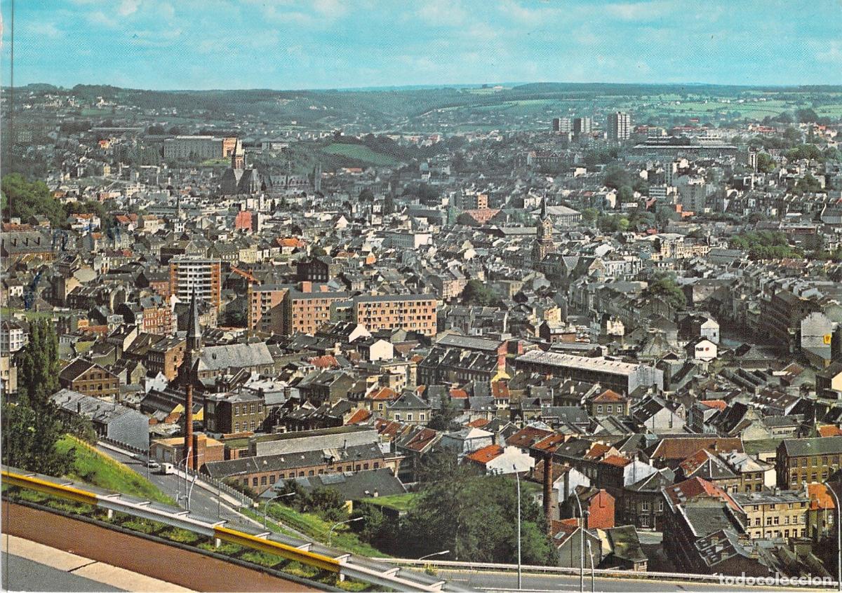 Postales: Postal de la Vista Panor&aacute;mica A&eacute;rea de Verviers, B&eacute;lgica