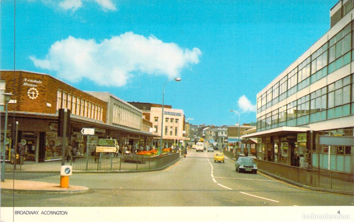 Postales: Postal de Broadway, Accrington, Lancashire, Inglaterra