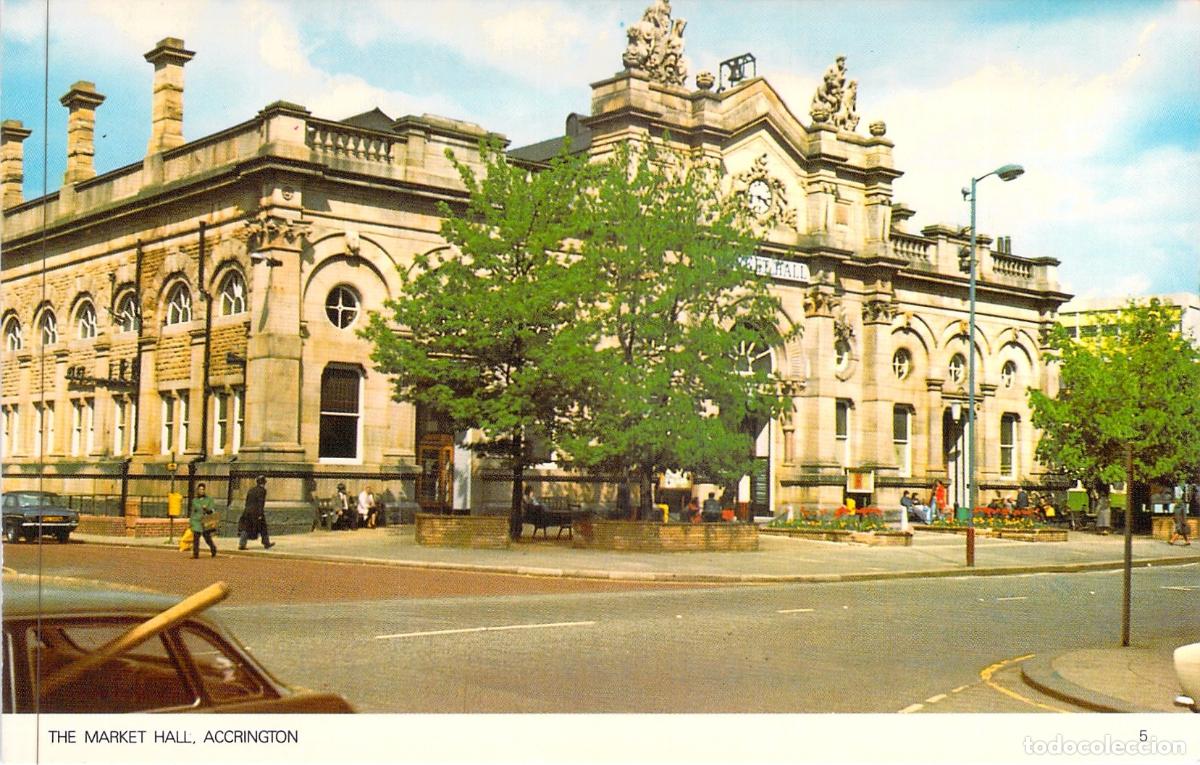 Postales: Postal del Market Hall en Accrington, Inglaterra