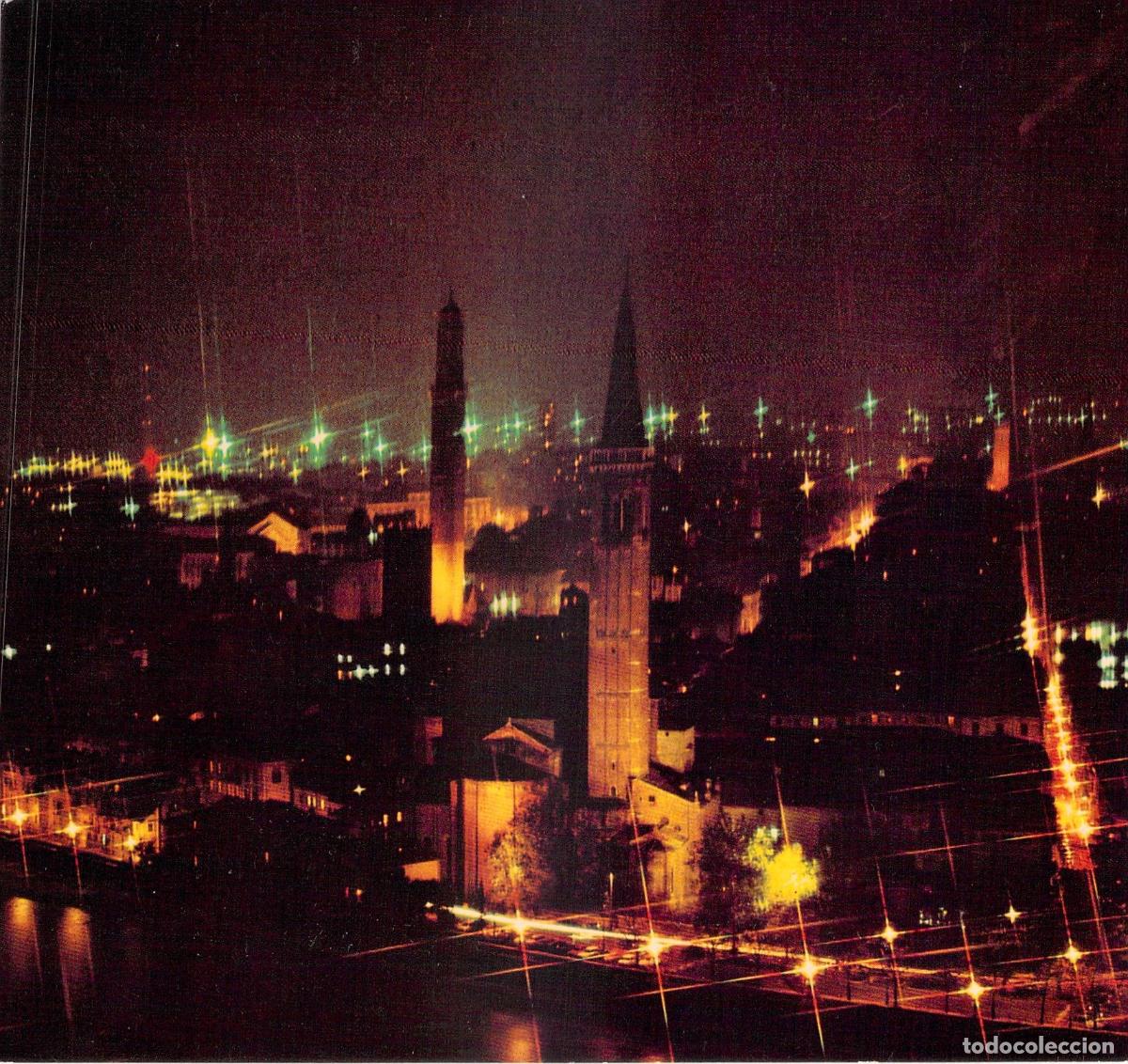 Postales: Postal de Verona, Italia - Panorama Nocturno de la Ciudad
