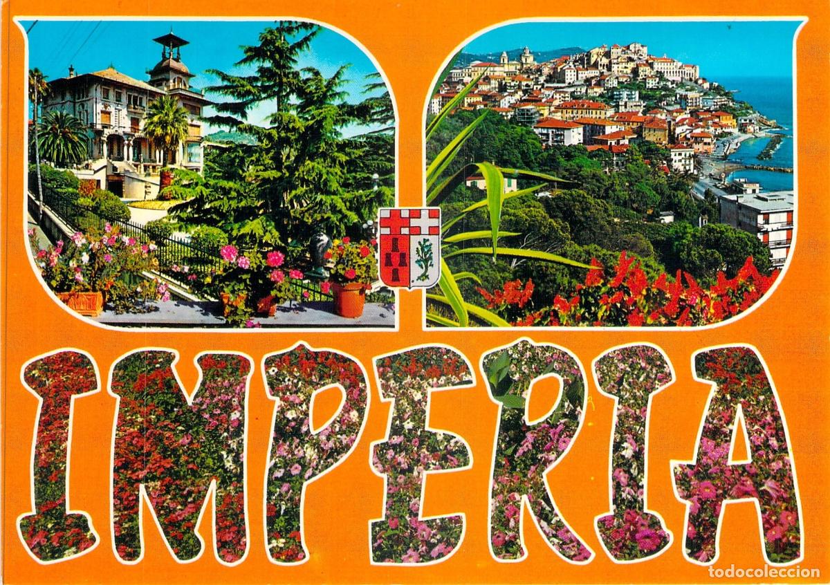 Postales: Postal de Recuerdo de Imperia, Italia con Vistas Panor&aacute;micas