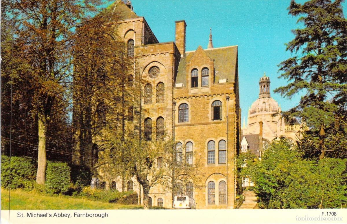 Postales: Postal St. Michael's Abbey, Farnborough, Inglaterra - Arquitectura