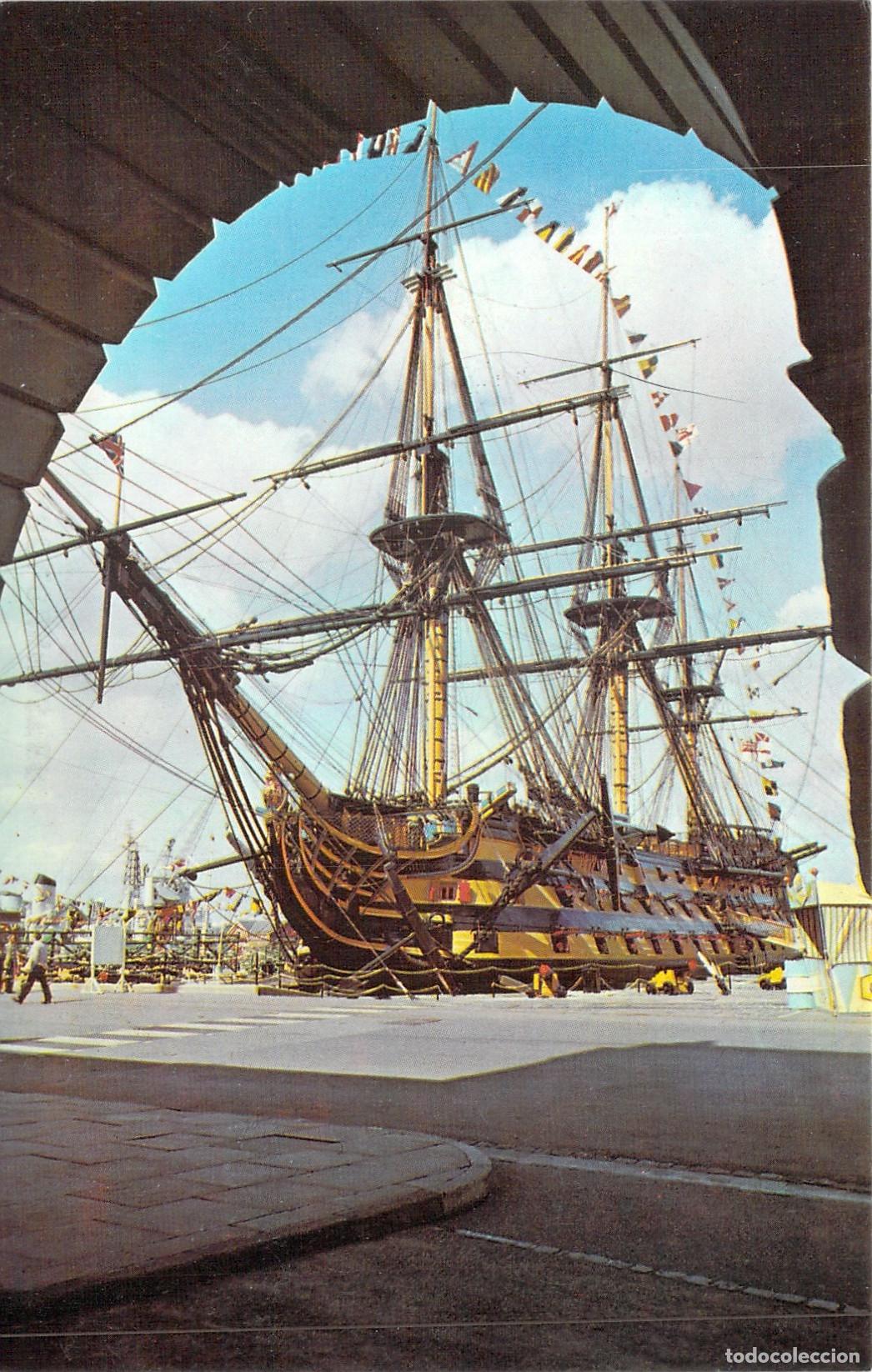 Postales: Tarjeta Postal H.M.S. Victory Portsmouth Gran Breta&ntilde;a