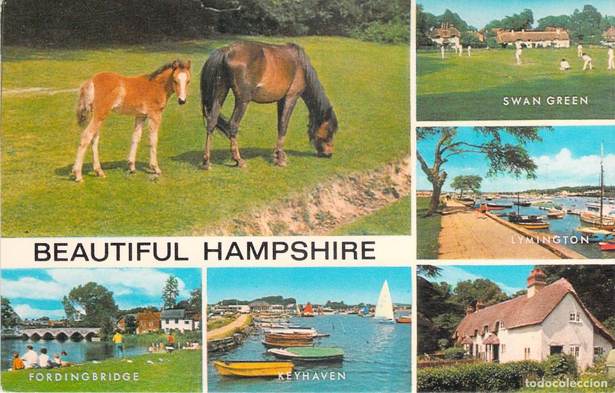 Postales: Postal de Hampshire Inglaterra Vistas de Lymington y Fordingbridge