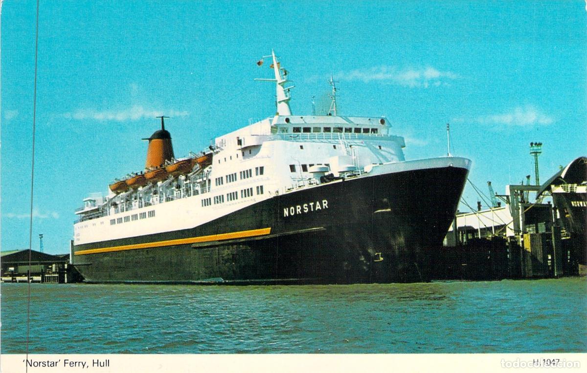 Postales: Postal del Ferry Norstar en el Puerto de Hull, Inglaterra