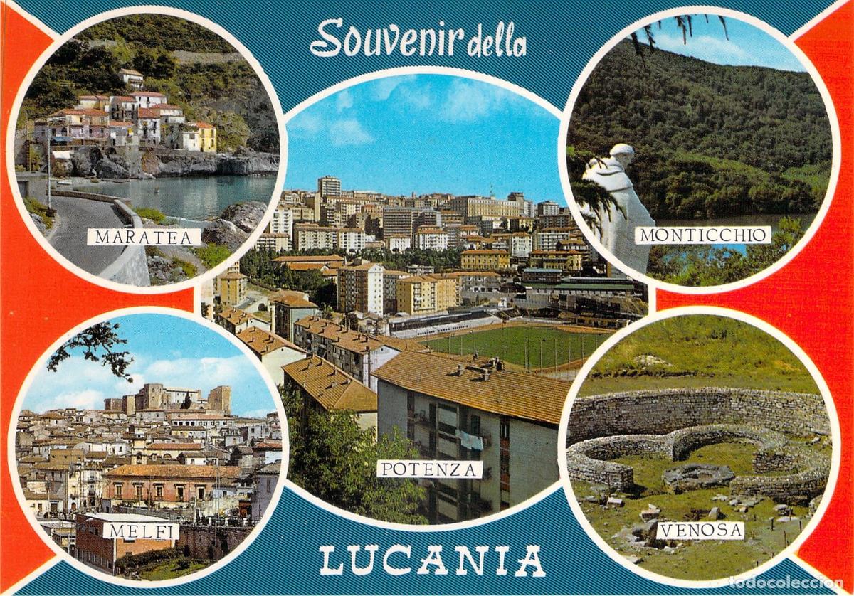 Postales: Postal Souvenir della Lucania Italia Potenza Maratea Melfi Radioaficionado