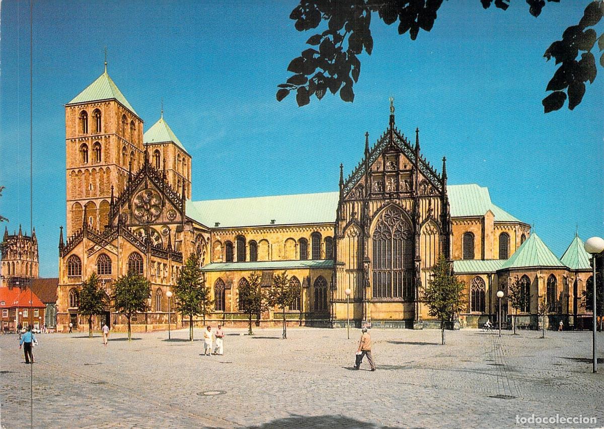 Postales: Postal de la Catedral de San Pablo en M&uuml;nster, Alemania