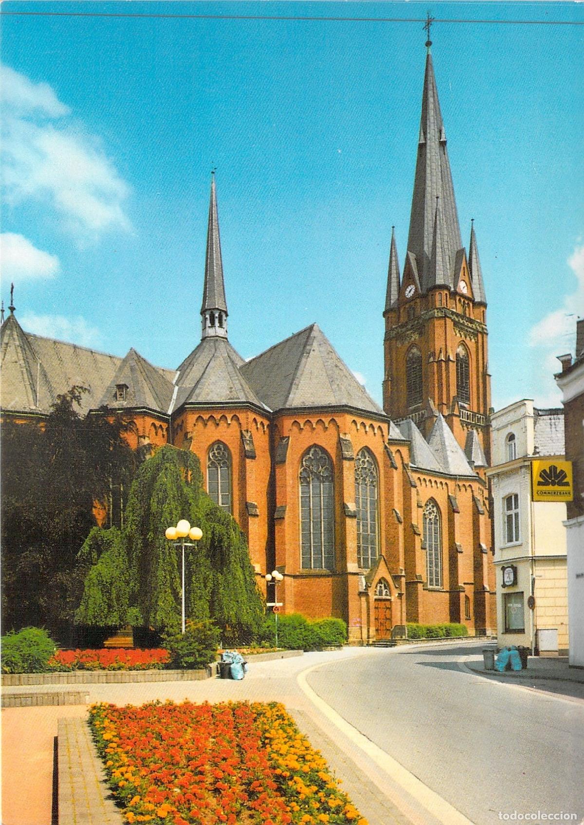 Postales: Postal de la Iglesia St. Gudula en Rhede, Alemania