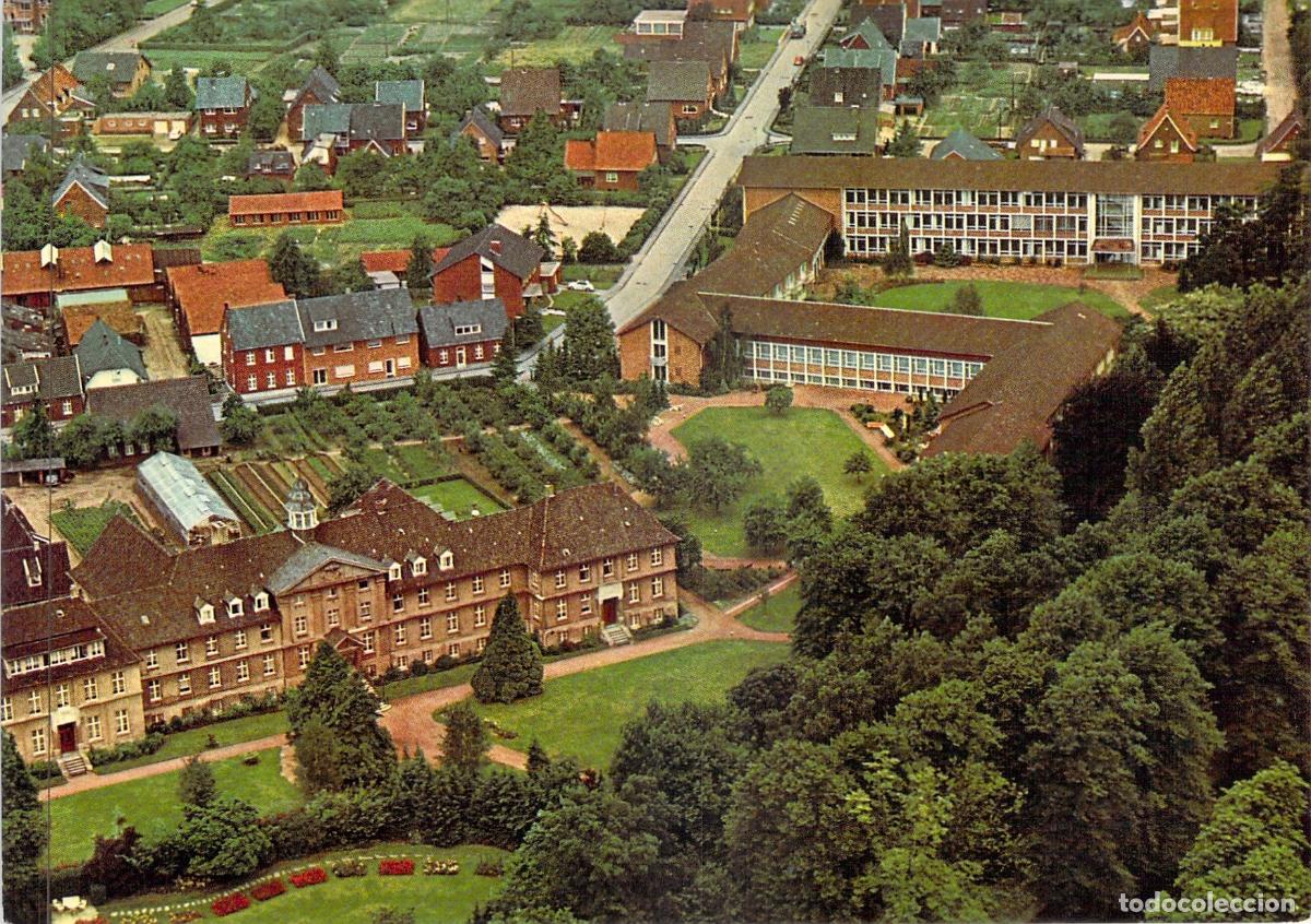 Postales: Postal A&eacute;rea del Monasterio St. Gudula en Rhede, Alemania