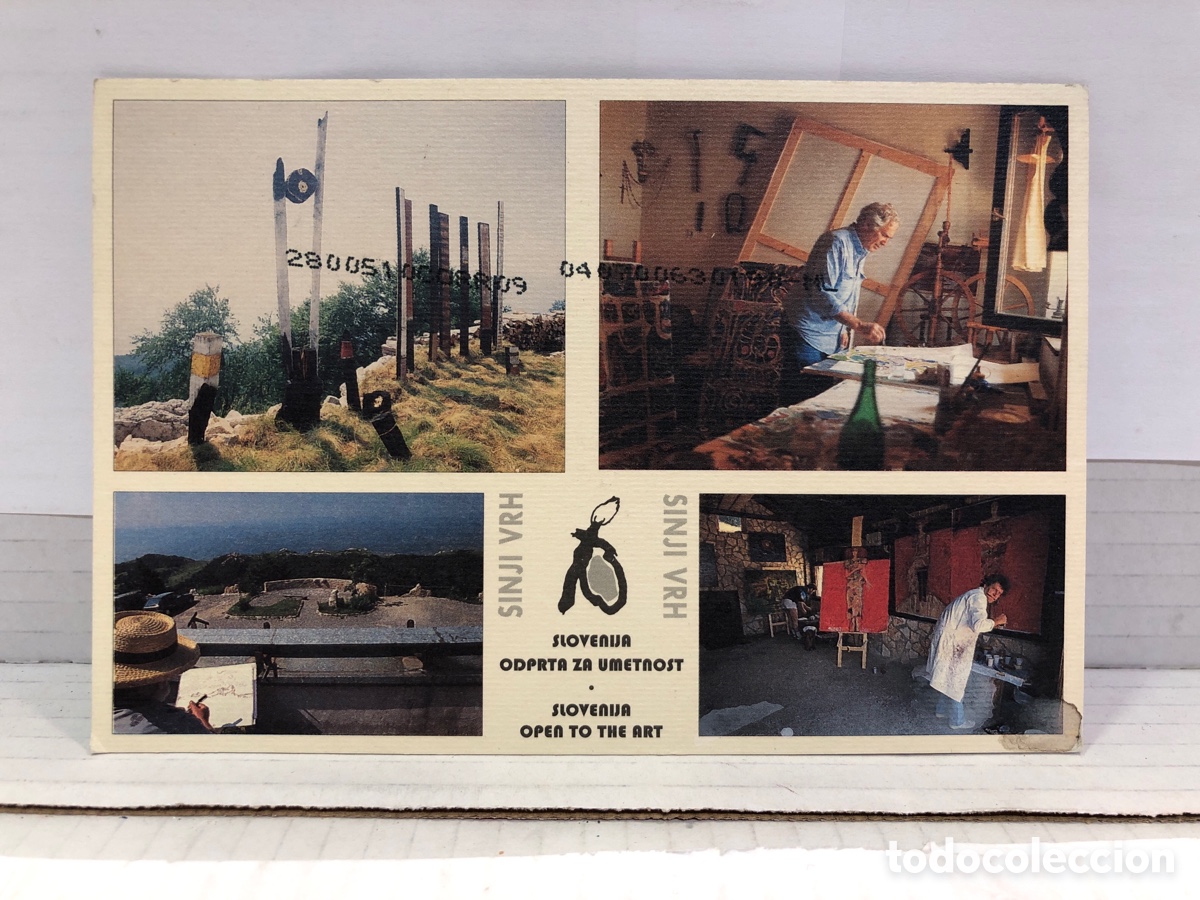 Postcards: Postal de Eslovenia dedicada a Antonio Bonet Correa