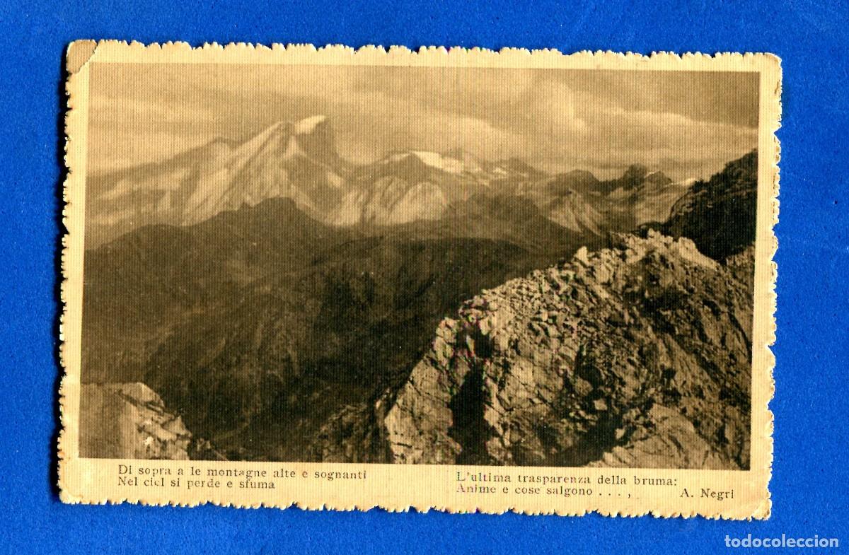 Postales: POSTAL SIN CIRCULAR MONTA&Ntilde;A DE ITALIA EDITA AMA
