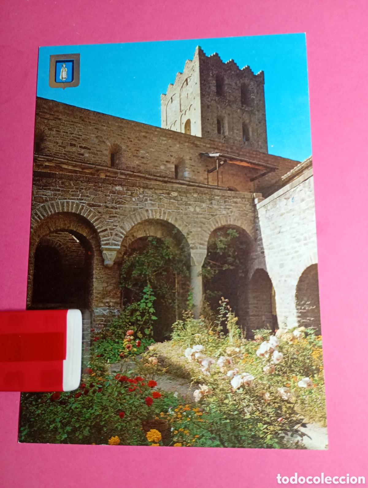 Postales: CONFLENT S/C COLOR 1244 E ABBAY&Eacute; SAIN MARTIN DU CANIGOU - DINO FONT ROMEU ESCUDO ORO BCN - R1608