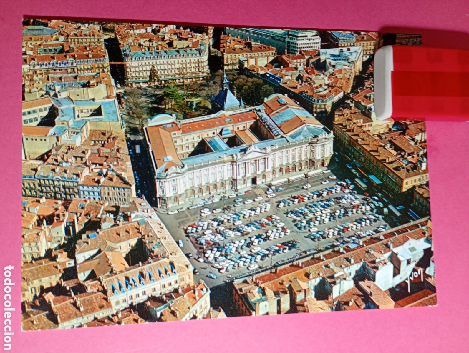 Postales: TOULOUSE 31 LE CAPITOLE S/C COLOR PHOTO AERIENNE A. PERCEVAL EKB 1278 ED. D&acute;ART YVON PARIS - R1611