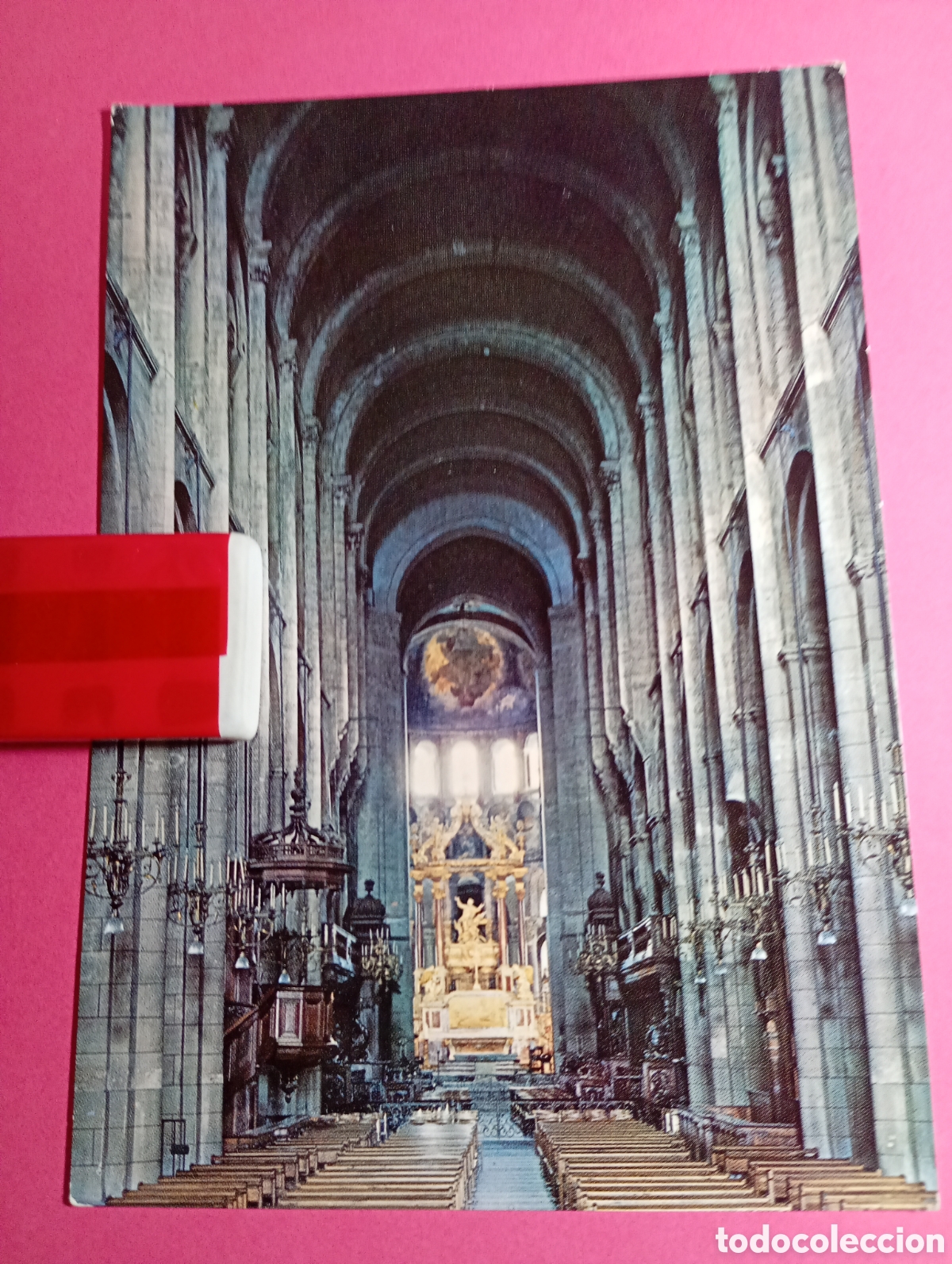 Cartoline: TOULOUSE EGLISE SAINT-SERNIN VAISSEAU CENTRAL D LA NEF REF. C.308 C. NATIONALE MONUMENTS PARIS R1614