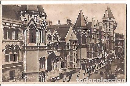 Postales: POST CARD 172 LONDON LAW COURTS AND FLEET STREET J BEAGLES